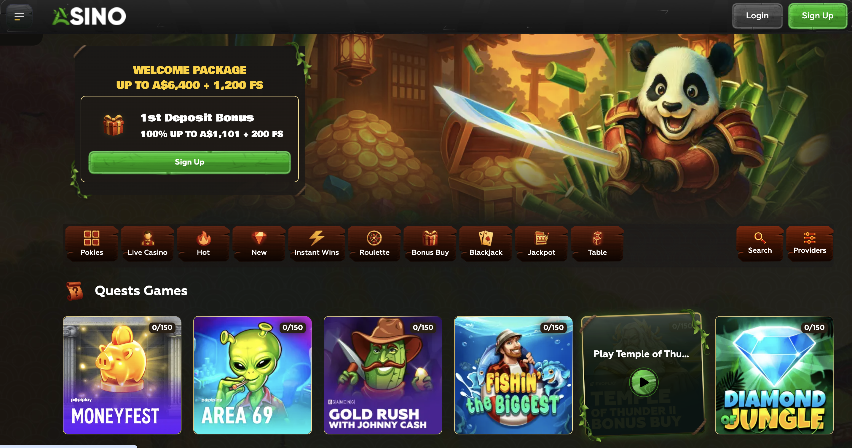 Asino Casino screenshot