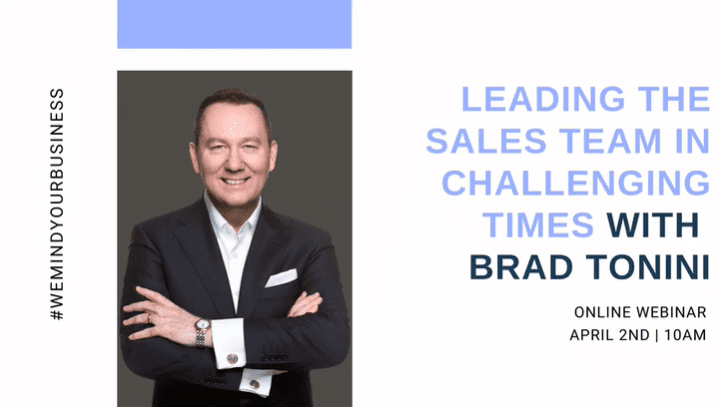 Leading The Sales Team In Challenging Times