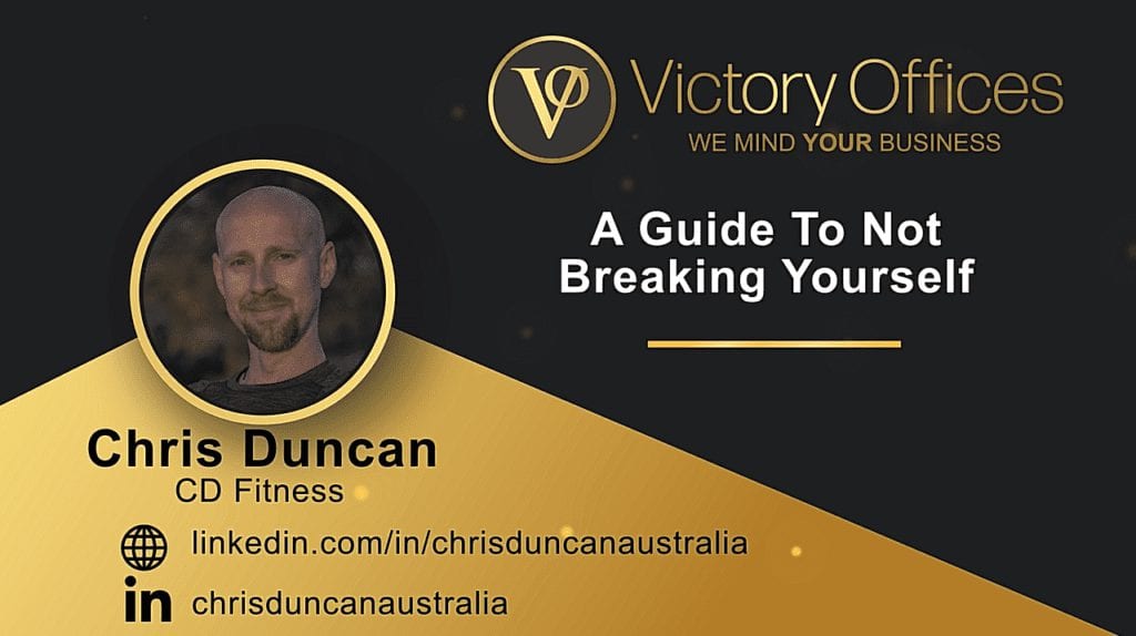 A Guide To Not Breaking Yourself