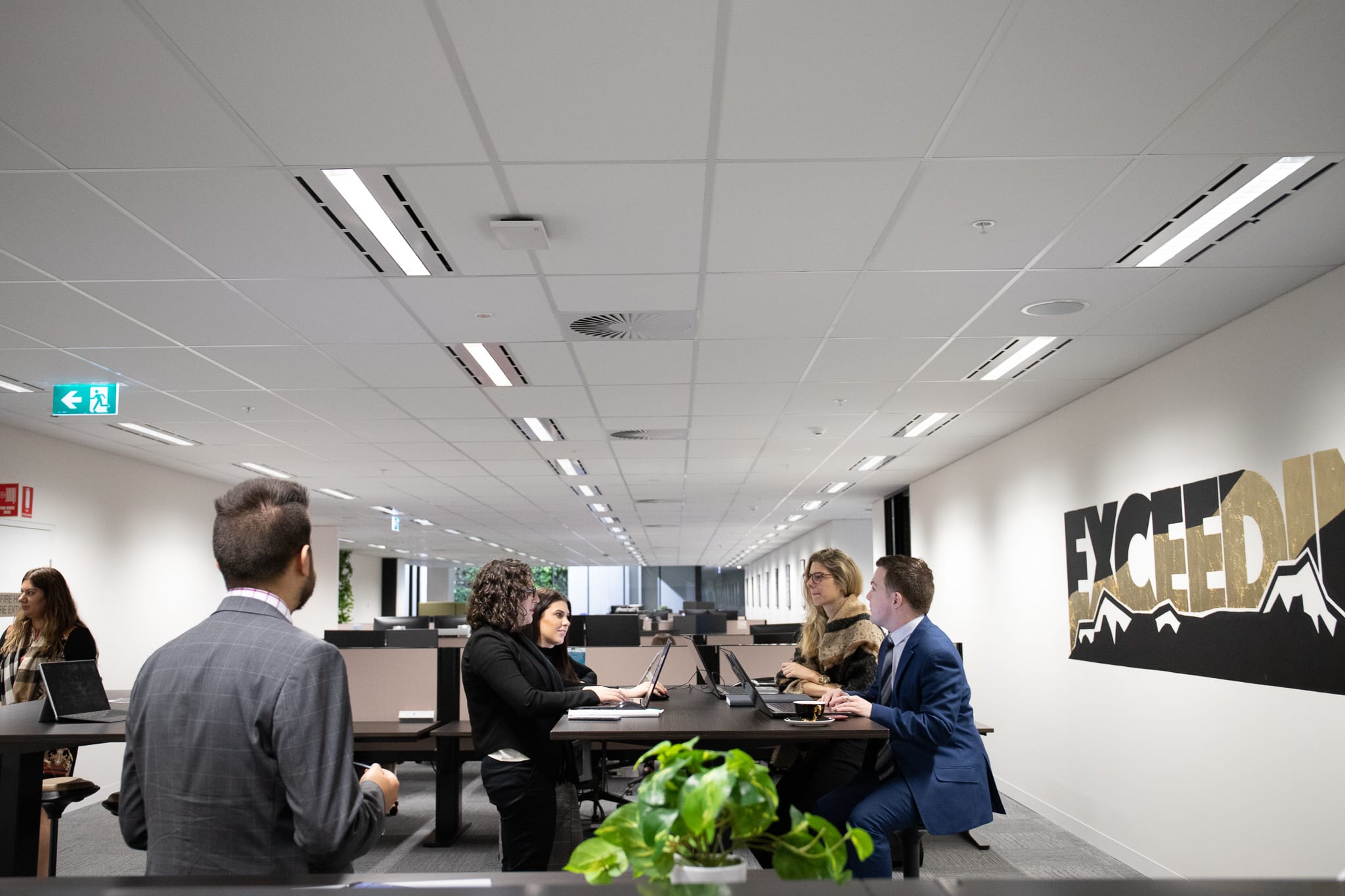 Professionals in coworking space